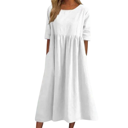 Bethany - Elegant Short-Sleeved Dress