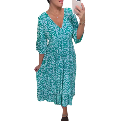 Lacey – Boho Printed Dress