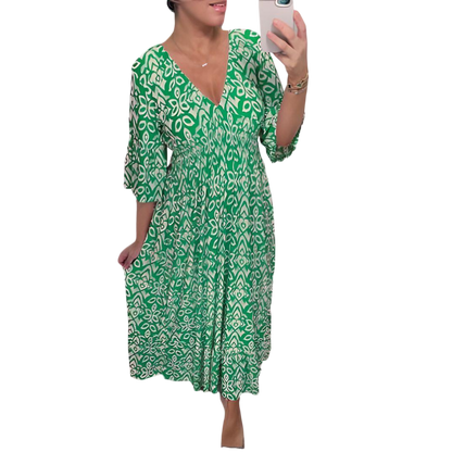 Lacey – Boho Printed Dress