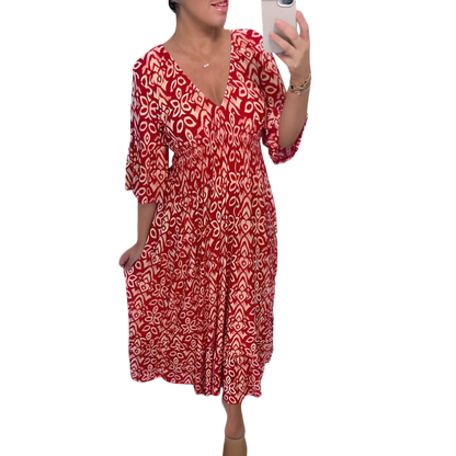 Lacey – Boho Printed Dress