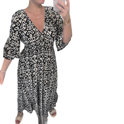 Lacey – Boho Printed Dress