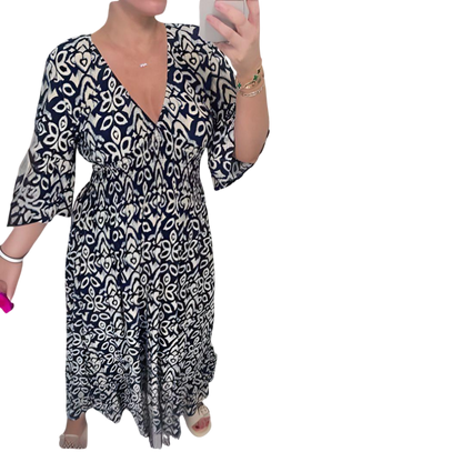 Lacey – Boho Printed Dress