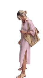 Barbara - Robe d'été à rayures élégantes