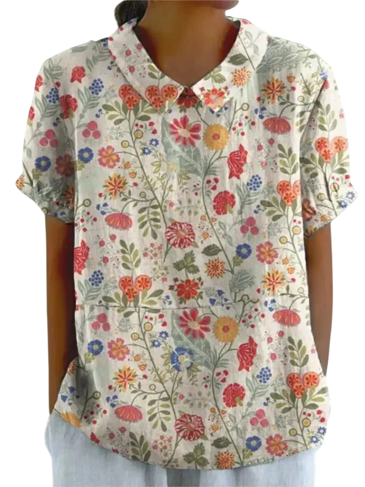 Marlene™ | Women Vintage Print Shirt