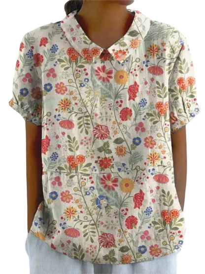 Marlene™ | Women Vintage Print Shirt