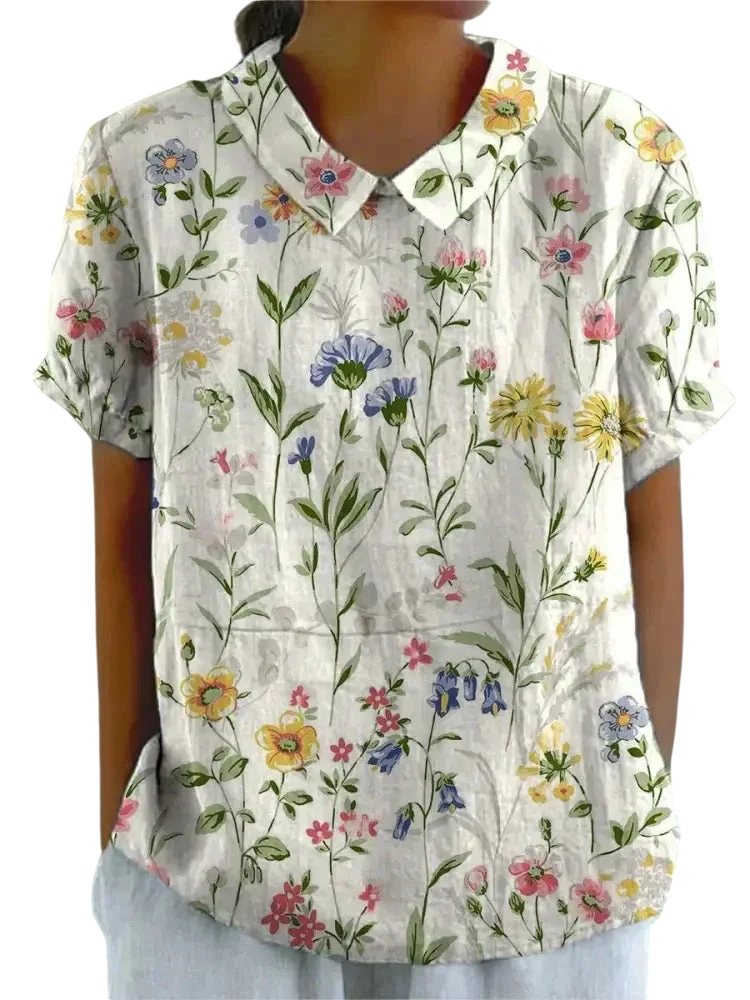 Marlene™ | Women Vintage Print Shirt