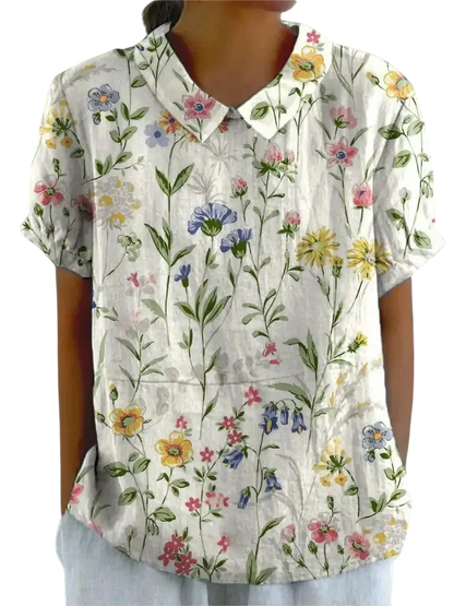 Marlene™ | Women Vintage Print Shirt