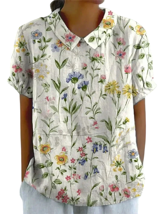 Marlene™ | Women Vintage Print Shirt
