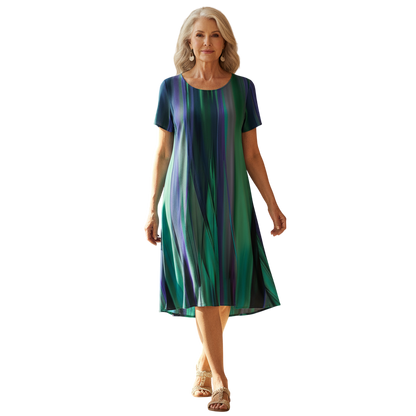 Charlie - Casual Boho Gradient Dress