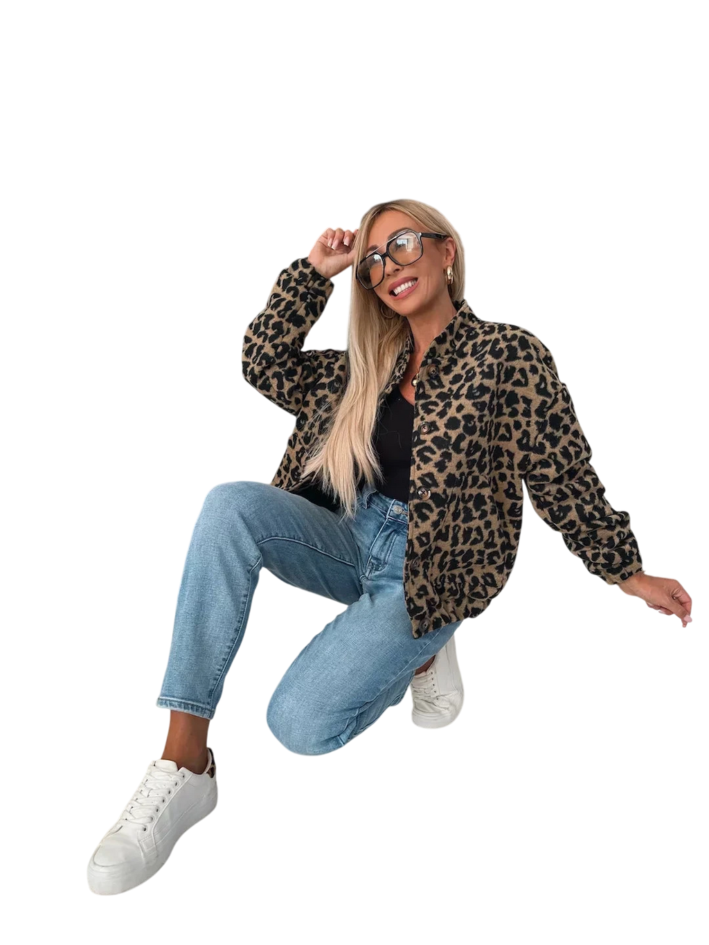 Lidia / Veste à imprimé animal au style moderne
