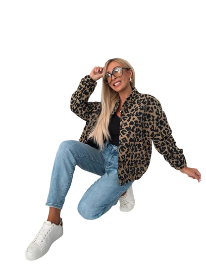 Lidia / Modern Animal Print Jacket