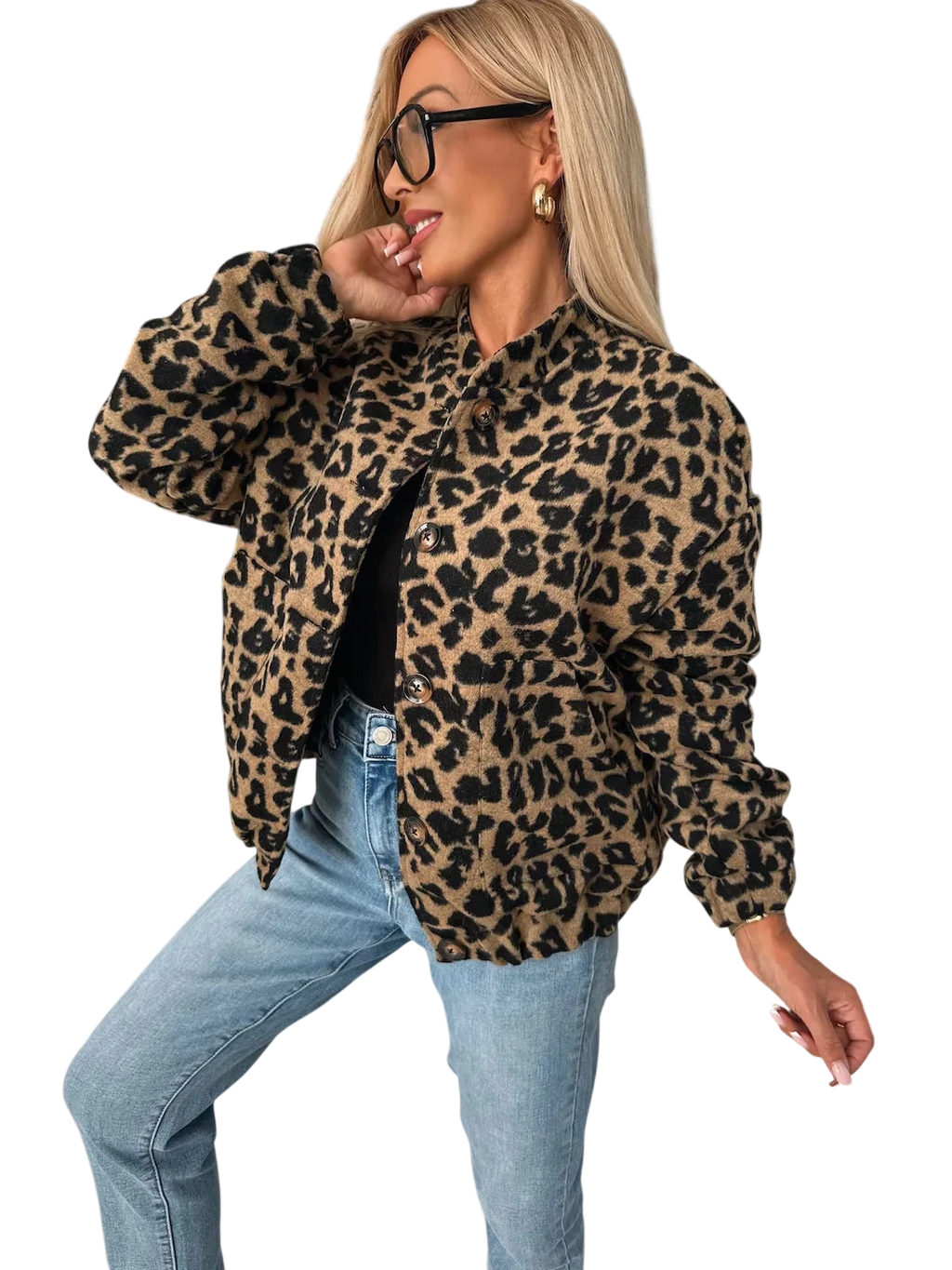 Lidia / Veste à imprimé animal au style moderne