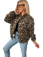Lidia / Veste à imprimé animal au style moderne