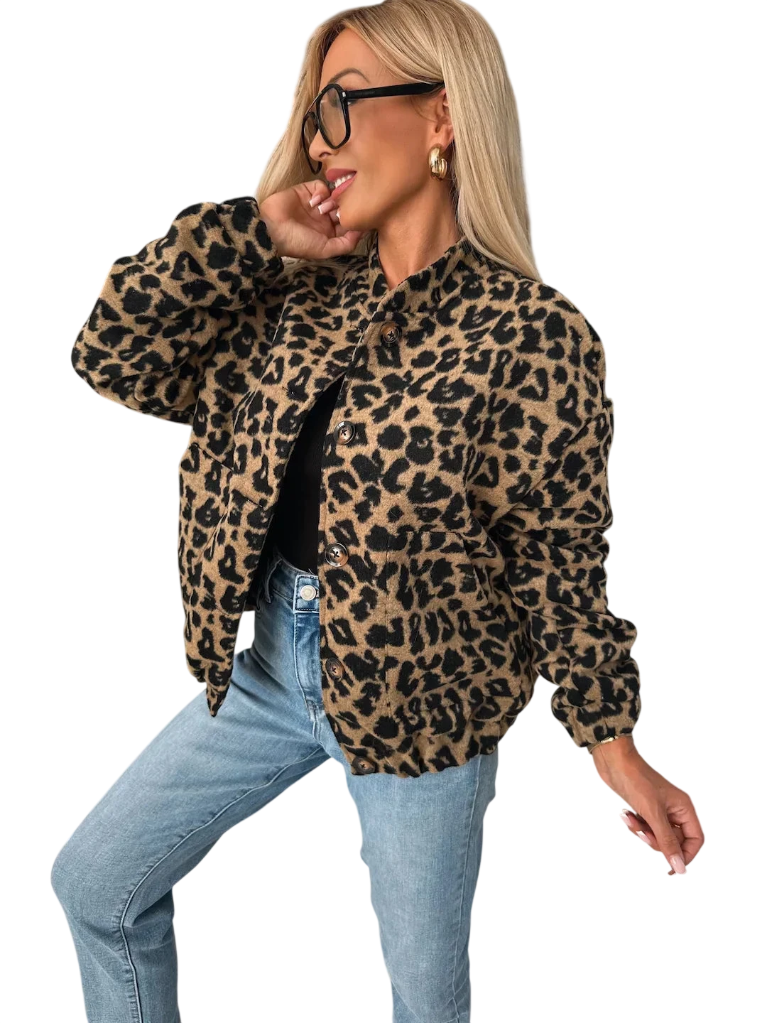 Lidia / Veste à imprimé animal au style moderne