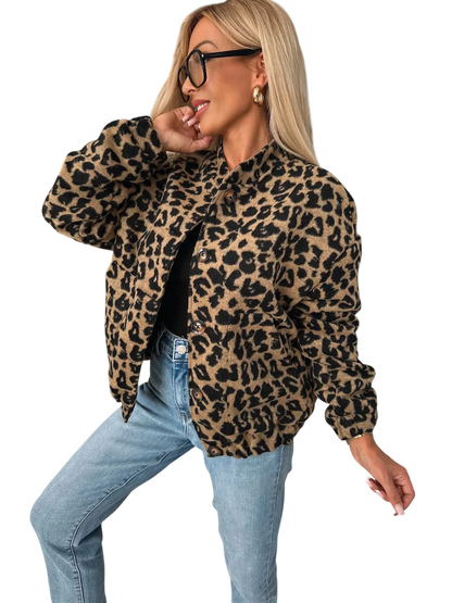 Lidia / Modern Animal Print Jacket