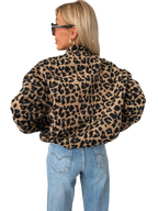 Lidia / Veste à imprimé animal au style moderne