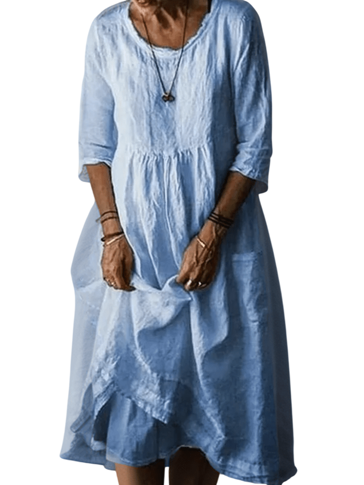 Julie – Robe longue fluide