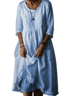 Julie – Robe longue fluide