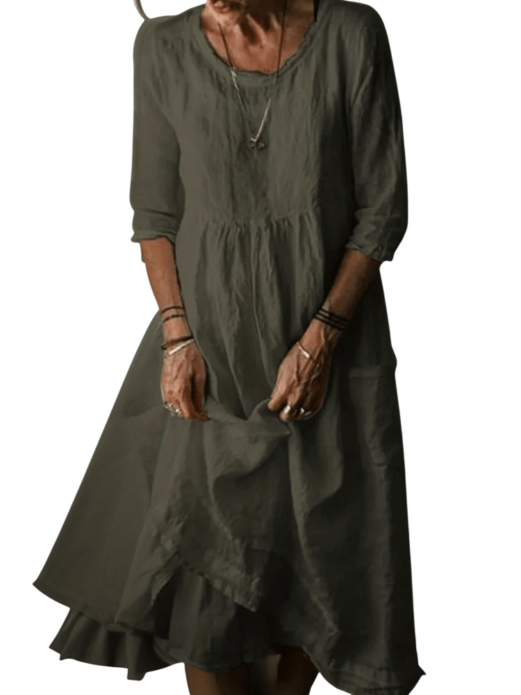Julie – Robe longue fluide