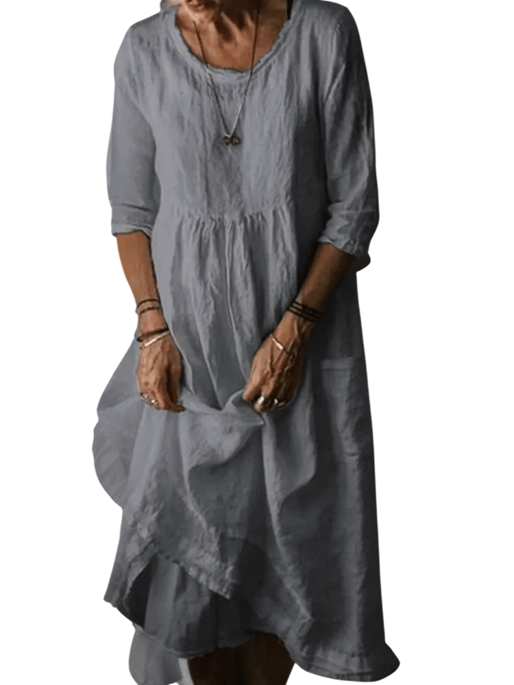 Julie – Robe longue fluide