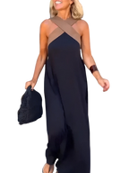 Keira - Robe longue croisée respirante et confortable