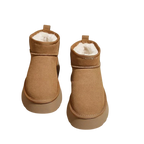 Bottes compensées duveteuses