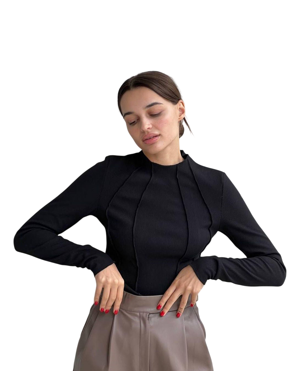 ROSE™ | Haut basique à manches longues pour femme