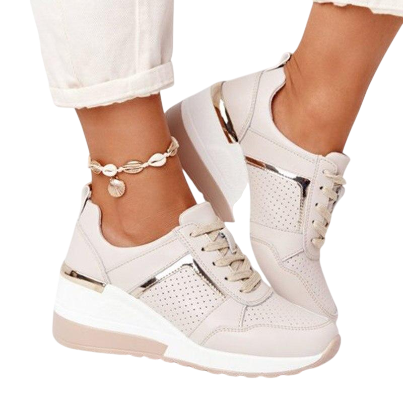 Lauren™ | Baskets Orthopédiques Confortables à Talon Haut