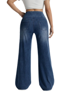 Pantalon large avec contrôle du ventre
