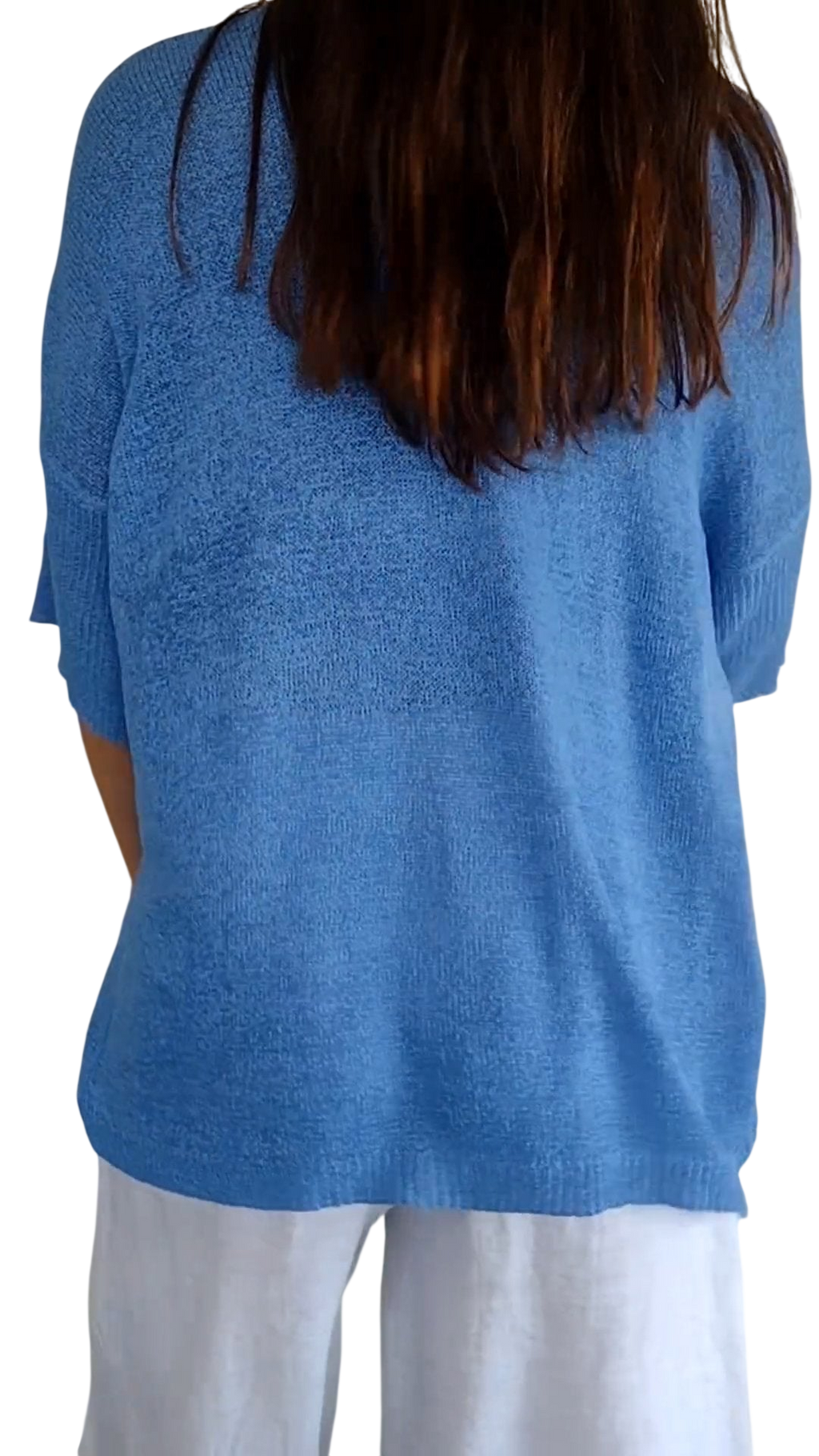 LAUREN™ | Haut décontracté à col en V pour femme
