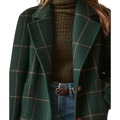 Fiona – Classic Checked Coat