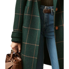 Fiona – Manteau classique à carreaux