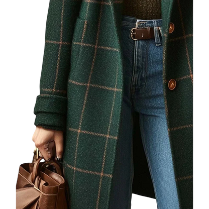 Fiona – Classic Checked Coat