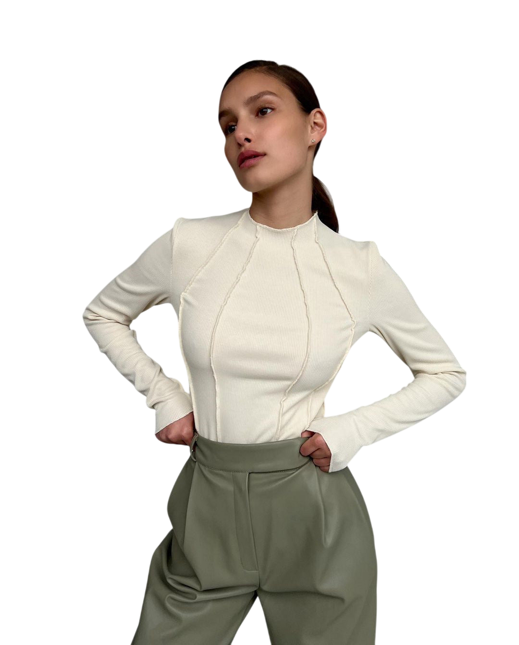 ROSE™ | Haut basique à manches longues pour femme