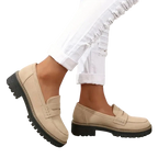 Mocassins confortables à plateforme