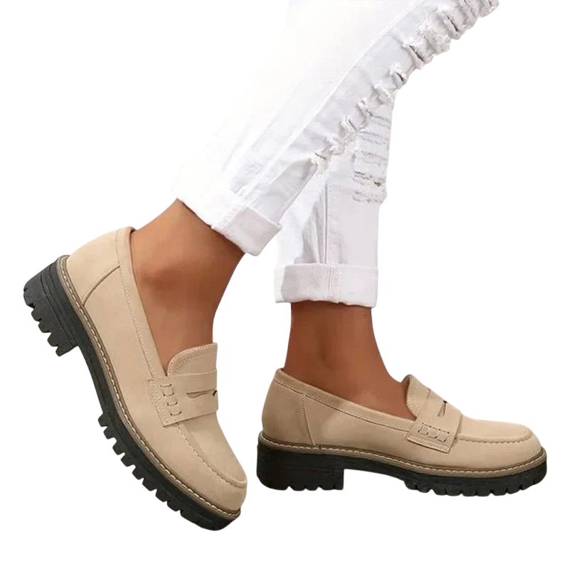Mocassins confortables à plateforme