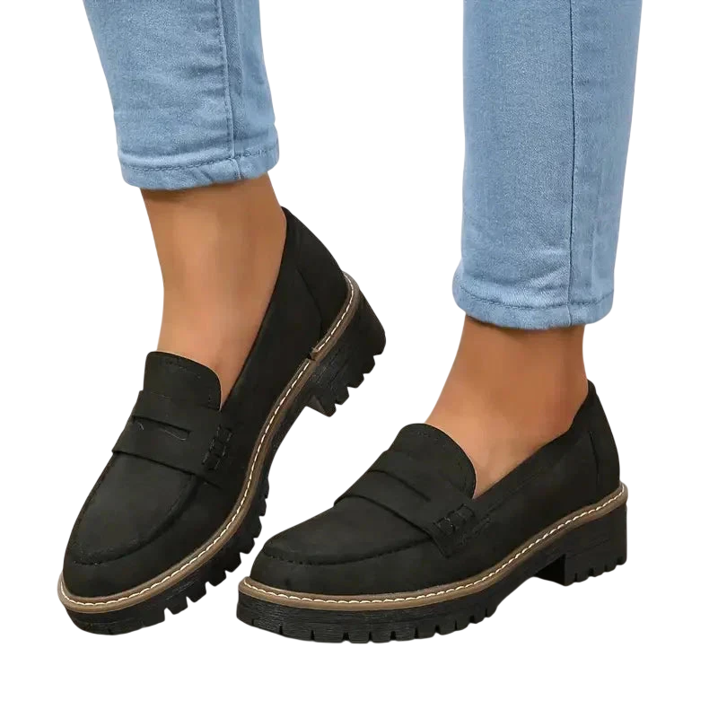 Mocassins confortables à plateforme