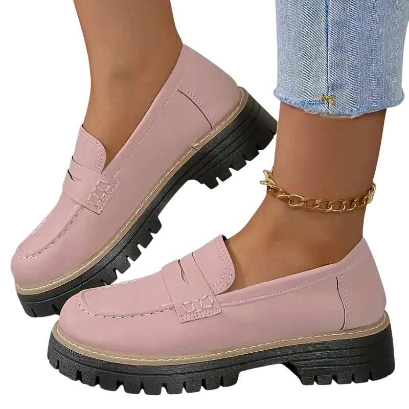 Mocassins confortables à plateforme