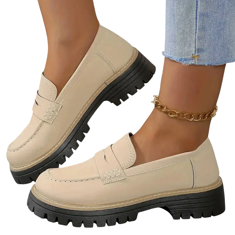 Mocassins confortables à plateforme