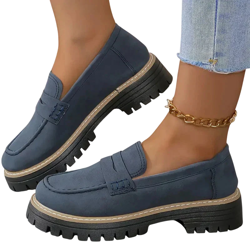 Mocassins confortables à plateforme
