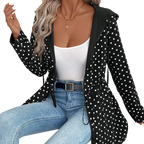 Brenda - Veste réversible avec fermeture éclair et capuche réglable