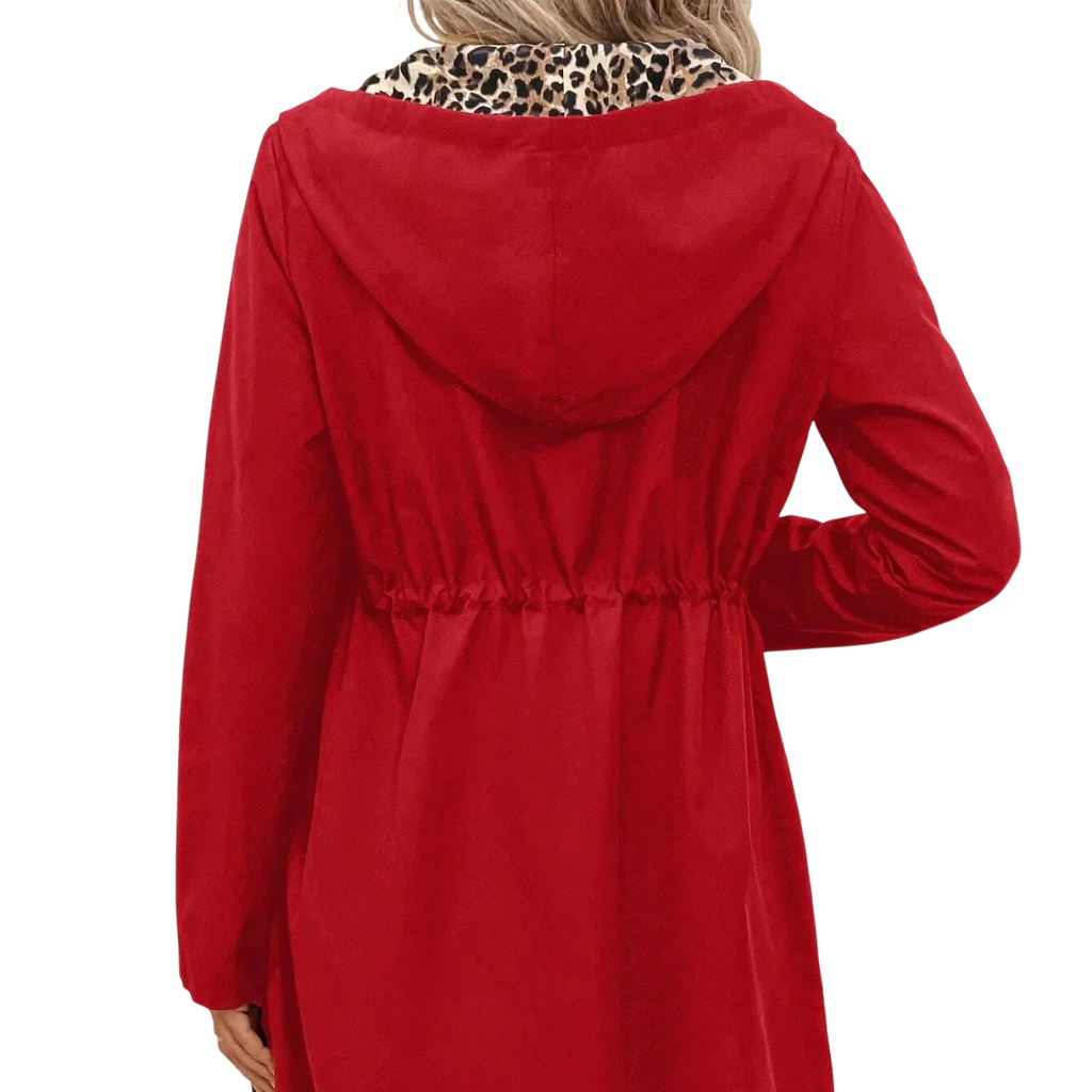 Brenda - Veste réversible avec fermeture éclair et capuche réglable