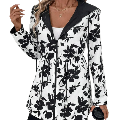 Brenda - Reversible Zip-Up Jacket with Adjustable Hood