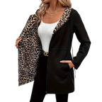 Brenda - Veste réversible avec fermeture éclair et capuche réglable