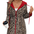 Brenda - Veste réversible avec fermeture éclair et capuche réglable
