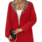 Brenda - Veste réversible avec fermeture éclair et capuche réglable