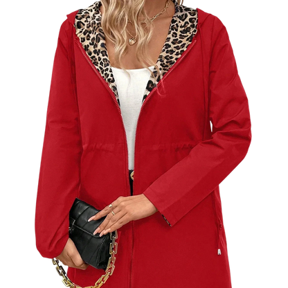 Brenda - Reversible Zip-Up Jacket with Adjustable Hood