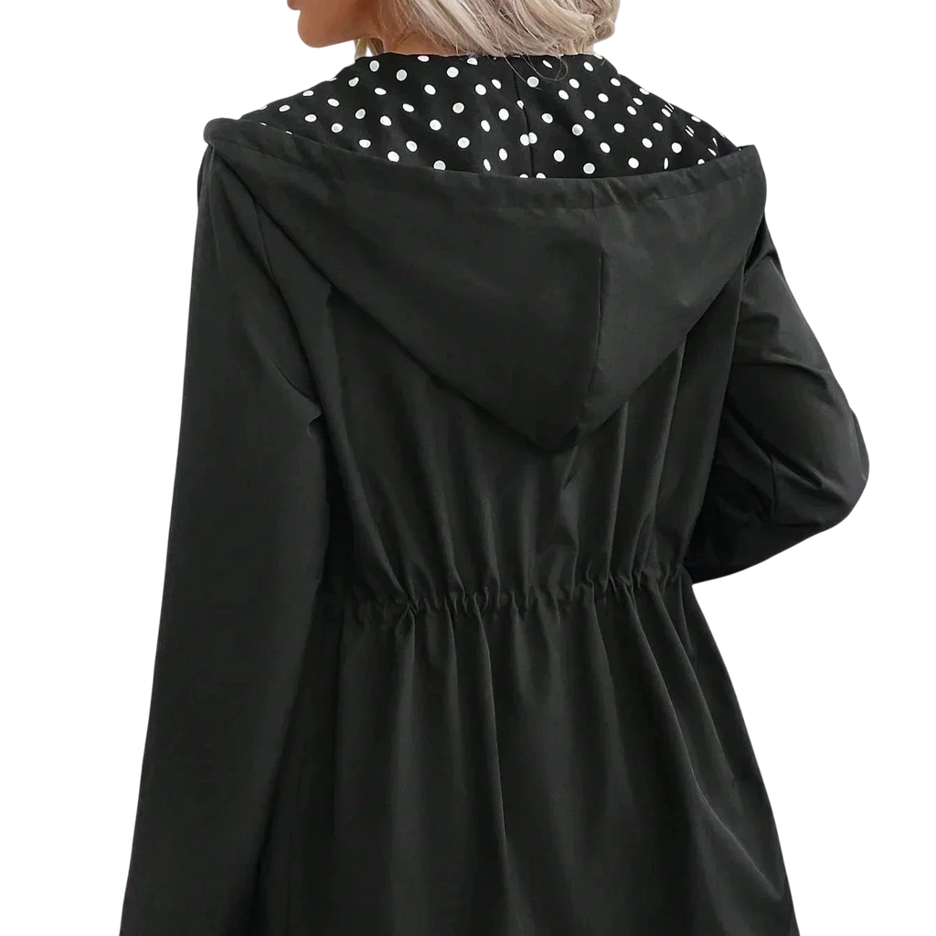 Brenda - Veste réversible avec fermeture éclair et capuche réglable