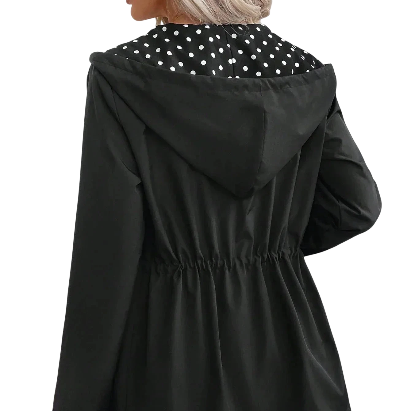 Brenda - Veste réversible avec fermeture éclair et capuche réglable