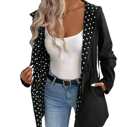 Brenda - Reversible Zip-Up Jacket with Adjustable Hood